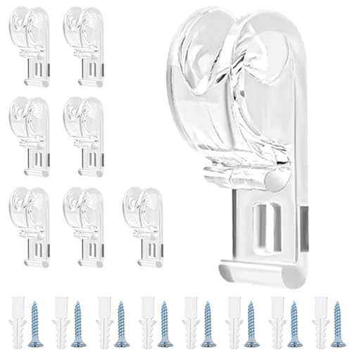 8PCS Blind Cord Safety Clips – Window Chain Cord Fastener Hooks, Roller Blinds P Clip Brackets, Secure Beaded Chain Holders, Easy Mounting Fixation Tools for Home Window Coverings, Kids Room, Ofice 8PCS Blind Cord Safety Clips – Window Chain Cord Fastener Hooks, Roller Blinds P Clip Brackets, Secure Beaded Chain Holders, Easy Mounting Fixation Tools for Home Window Coverings, Kids Room, Ofice von Generic