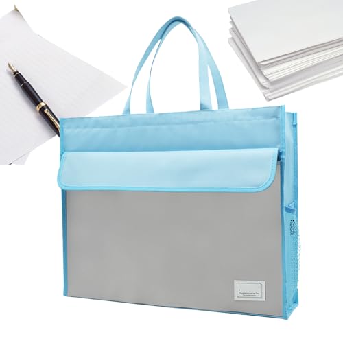 A3 Document Tote Bag - Langlebiger Tragegriff, Ordner mit Oxford-Reißverschluss | Sichere Aufbewahrung für Nachrichtenseiten, Dokumente, tragbarer Koffer, Zeitschriften, Schulprojekte, Archivierung A3 Document Tote Bag - Langlebiger Tragegriff, Ordner mit Oxford-Reißverschluss | Sichere Aufbewahrung für Nachrichtenseiten, Dokumente, tragbarer Koffer, Zeitschriften, Schulprojekte, Archivierung von Generic
