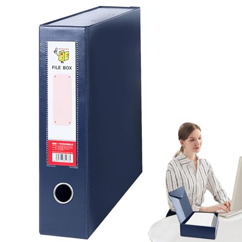 A4-Dateibox, Dokumentenspeicherbox, wasserdicht, Datei-Aufbewahrungsboxen, Ordner, mit integriertem Deckel, zum Aufbewahren von von Generic