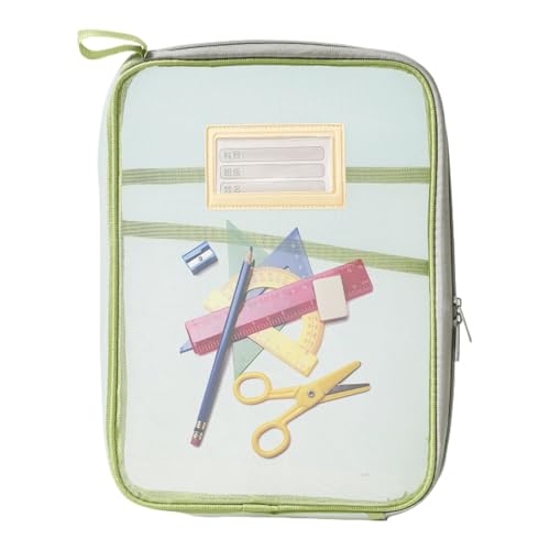 A4 Reißverschluss-Schreibwaren-Aufbewahrungstasche, transparente Dokumententasche | wasserdichte Netztasche mit großer Öffnung für Bürobedarf, Schreibwaren und Schulorganisation A4 Reißverschluss-Schreibwaren-Aufbewahrungstasche, transparente Dokumententasche | wasserdichte Netztasche mit großer Öffnung für Bürobedarf, Schreibwaren und Schulorganisation von Generic