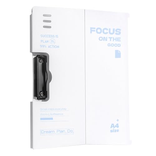 A4 -Zwischenablagehalter - Pflegedokument, Restaurantversorgungsclip, tragbarer Schreiborganisator | Robustes leichtes Material Secure Grip Design, effiziente Traging -Speicherlösung für Arbeit, von Generic