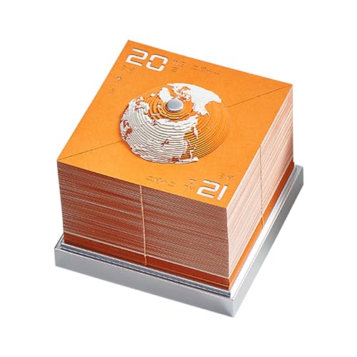 ABNEHMBARE KALENDER-Skulptur - Stilvoller Countdown-Kalender mit künstlerischem Design, funktionale Bürodekoration | tägliche Motivationserinnerungen, ideal für Zuhause oder l von Generic