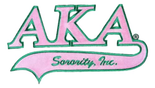 AKA 11,4 cm T Tail Medium Swoosh Emblem Sorortiy W/Heat Seal Backing Iron On Patch von Generic