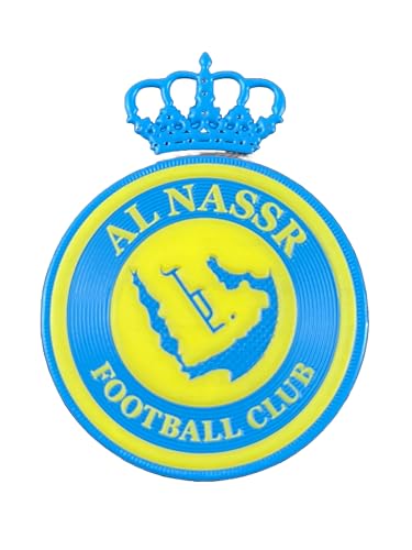 AL NASSR FC Team Fußball Soccer Saudi Wappen Patch zum Aufbügeln für Herren Trikot T-Shirts Blau AL NASSR FC Team Fußball Soccer Saudi Wappen Patch zum Aufbügeln für Herren Trikot T-Shirts Blau von Generic