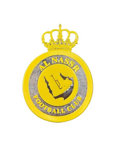 AL NASSR FC Team Fußball Soccer Saudi Wappen Patch zum Aufbügeln für Herren Trikot T-Shirts Gelb AL NASSR FC Team Fußball Soccer Saudi Wappen Patch zum Aufbügeln für Herren Trikot T-Shirts Gelb von Generic