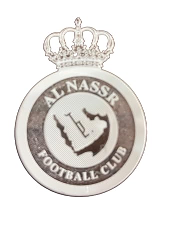 AL NASSR FC Team Fußball Soccer Saudi Wappen Patch zum Aufbügeln für Herren Trikot T-Shirts Weiß AL NASSR FC Team Fußball Soccer Saudi Wappen Patch zum Aufbügeln für Herren Trikot T-Shirts Weiß von Generic