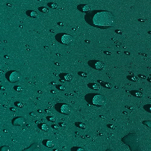 AQUA DENVER Wasserdichter Polyester Stoff Reißfest für Vordächer, Zelte, Outdoorbekleidung, Garten Meterware Farbpalette (Smaragd) von Generic