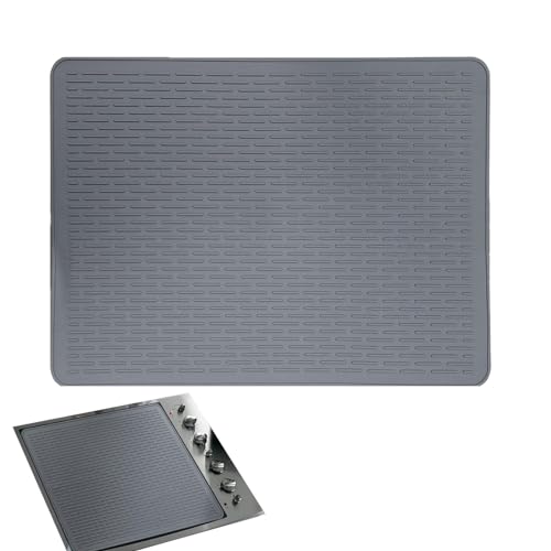 Abdeckung für Elektroherd, 71 x 50 cm, multifunktionale Glasschutzmatte für Elektroherd, feuerfeste Schutzmatte aus Silikon, Schutzmatte von Generic