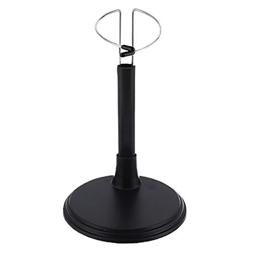 Abnehmbare, Verstellbare Halterung für Puppenständer Aus PVC Metall, 25CM Schwarz von Generic