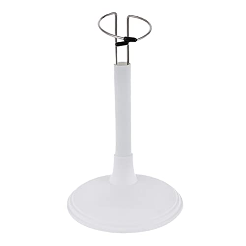 Abnehmbare, Verstellbare Halterung für Puppenständer Aus PVC Metall, 25cm Weiß von Generic