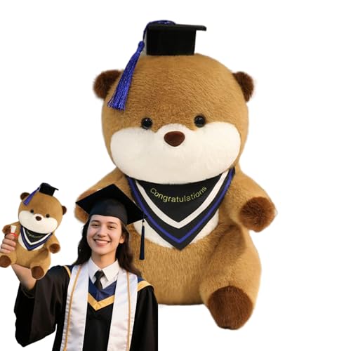 Abschlussgefüllter Tier, Abschlussplüsch,Süße weiche Raumdekoration | Graduation Plüsch Tierpuppe mit und Diplom für Zimmerdekoration Geburtstag Valentinstag Weihnachtsfeier Abschlussgefüllter Tier, Abschlussplüsch,Süße weiche Raumdekoration | Graduation Plüsch Tierpuppe mit und Diplom für Zimmerdekoration Geburtstag Valentinstag Weihnachtsfeier von Generic