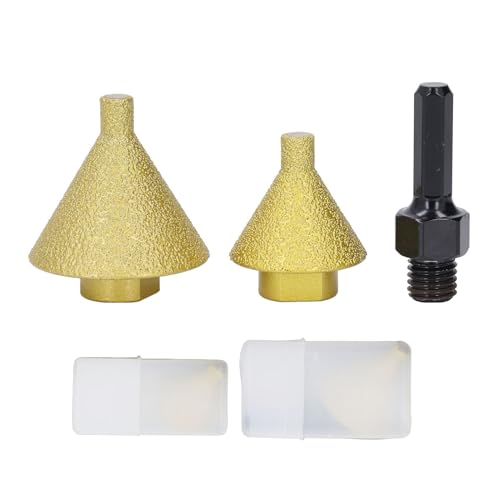 Abschneid-Kachel-Bit-Winkels chl eifer Fliese Vergrößerung Getriebkörper-Bohrer 38mm 50mm mit M14 Gewinde adapter für Marmor-Quarzit-Fliese-Granit von Generic