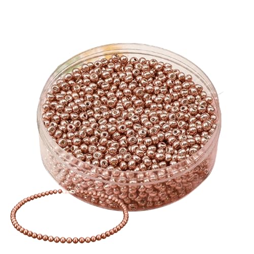 Abstandsperlen Set - Zubehör für die Schmuckherstellung, Bastelperlen Set | Sortierte Metallperlen Box, Armband Zubehör, Bastelset, von Generic