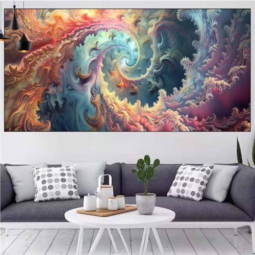 Abstrakt Diamond Painting xxl 100x200cm Diamond Painting Erwachsene Marmor Diamant Malerei Set,Mosaikherstellung Malen Nach Zahlen Cross Stickerei Kunst Leinwand Malerei Kits,Décor Gifts Frauen CN-60 von Generic