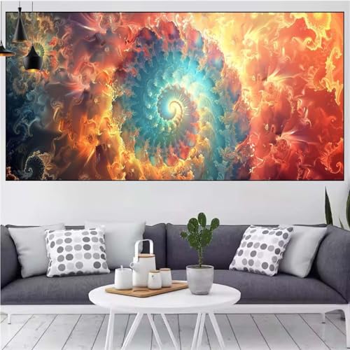 Abstrakt Diamond Painting xxl 100x200cm Diamond Painting Erwachsene Marmor Diamant Malerei Set,Mosaikherstellung Malen Nach Zahlen Cross Stickerei Kunst Leinwand Malerei Kits,Décor Gifts Frauen CN-61 von Generic