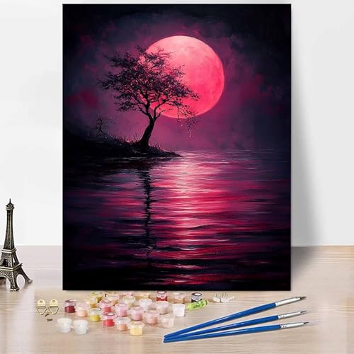 Abstrakt Malen Nach Zahlen Erwachsene Landschaft Malen Nach Zahlen Kreativ Set Erwachsene 100x135cm, Leinwand Ölgemälde Bastelset mit Pinsel und Farben für Geschenke für Frauen, Ohne Rahmen -XY459 Abstrakt Malen Nach Zahlen Erwachsene Landschaft Malen Nach Zahlen Kreativ Set Erwachsene 100x135cm, Leinwand Ölgemälde Bastelset mit Pinsel und Farben für Geschenke für Frauen, Ohne Rahmen -XY459 von Generic