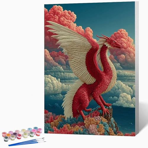 Abstrakt Malen Nach Zahlen Erwachsene Tier Malen Nach Zahlen DIY Set Erwachsene 60x80cm, Kreativ Handgemalt Leinwand Set Mit 3-Pinseln Und Acrylfarbe, Geschenke FüR Frauen (Ohne Rahmen) -LKF0779CU von Generic