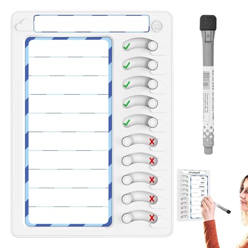Abwischbare Routine-Planungstafel – großer Kalender, Whiteboard, Monatsplaner, Radiergummi, Whiteboard | To-Do-Planungstafel von Generic