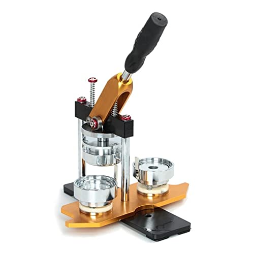 Abzeichenmaschine, Abzeichenmaschine, Schüttelmaschine, Abzeichenmaschine, benutzerdefinierte Maschine, DIY-Ausrüstung, Abzeichenset, Abzeichen, komplett (50 mm) von Generic