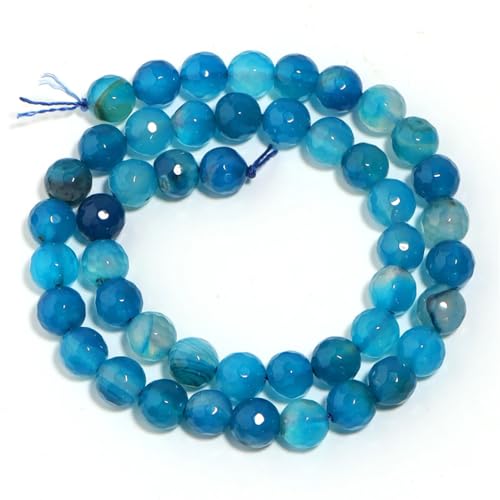 Achat-Perlen, rund, lose Perlen, Abstandshalter für Schmuckherstellung, DIY, Halsketten, Armbänder, ES C, 8 mm, 45 Stück Achat-Perlen, rund, lose Perlen, Abstandshalter für Schmuckherstellung, DIY, Halsketten, Armbänder, ES C, 8 mm, 45 Stück von Generic