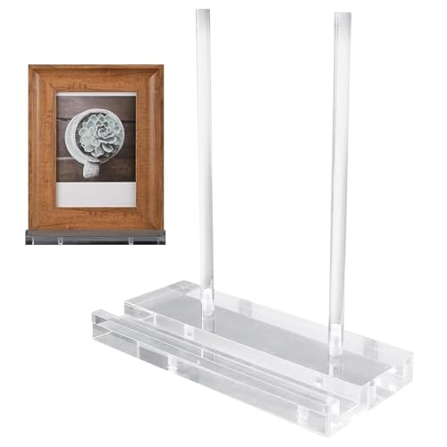Acryl -Anzeigeständer - Buchanzeigeständer | Tabletop Eundesel Clear Acryl | Tabletop -Staffelei steht | Kleine Kochbuchhalterentheke moderne Mode für Wohnzimmer, Schlafzimmer von Generic