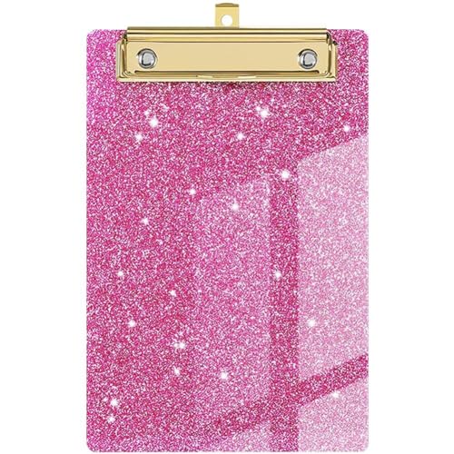 Acryl-Glitzer-klemmbrett Clip, Schreib-klemmbrett, Glitzerndes Klemmbrett, Akten-klemmbrett, Papier-aktenhalter Für Büro, Schulbedarf Acryl-Glitzer-klemmbrett Clip, Schreib-klemmbrett, Glitzerndes Klemmbrett, Akten-klemmbrett, Papier-aktenhalter Für Büro, Schulbedarf von Generic