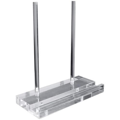 Acryl-Staffelei-Ständer für Tisch-Displays, transparenter Buch- und Menühalter mit langen Klammern, 7,8 x 3,5 x 1,8 cm Acryl-Staffelei-Ständer für Tisch-Displays, transparenter Buch- und Menühalter mit langen Klammern, 7,8 x 3,5 x 1,8 cm von Generic