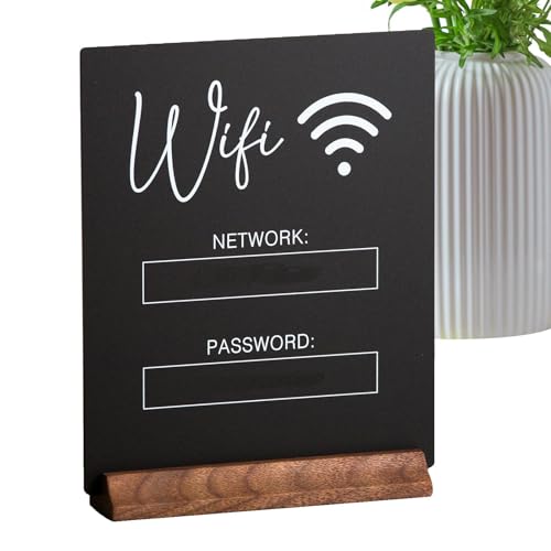 Acryl-WLAN-Paneel - Elegante Basis aus Holz, DECO Lichtsignale | WiFi Tisch Gast Modern Room, Design Design funktionales Design, zentrale Innendekoration Maison Entreprise von Generic