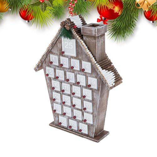 Adventskalender aus Holz, Adventskalender aus Holz, Adventskalender mit Countdown, 24-tägiger Countdown-Kalender mit Schubladen, Schrank C Adventskalender aus Holz, Adventskalender aus Holz, Adventskalender mit Countdown, 24-tägiger Countdown-Kalender mit Schubladen, Schrank C von Generic