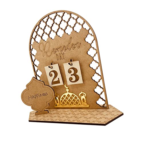 Adventskalender aus Holz – Countdown zum Selbermachen, Weihnachtsdekoration für Geschenke für Bambadan, Dekoration für Zuhause von Generic
