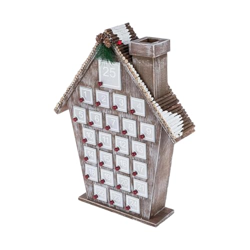 Adventskalender von zu Hause – Countdown-Kalender, Weihnachts-Countdown-Kalender aus Holz mit Schubladen | Weihnachts-Adventskalender mit Schubladen, Kalender von Generic