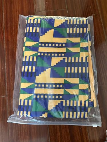 Afrikanische Stoffe, ethnischer Ankara-Wachsdruck, 6 Yards für Partykleider und DIY-Polsterstoffe Afrikanische Stoffe, ethnischer Ankara-Wachsdruck, 6 Yards für Partykleider und DIY-Polsterstoffe von Generic