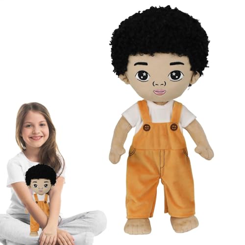 Afro-Kaukasische Stoffpuppe – Kuschelige Weiche Puppe | Handgemachtes Puppenspielzeug Im Hawaiianischen Stil, Fotorequisite, Heimdekoration Für Schlafzimmer, Sofa, Bett, Kinderzimmer Afro-Kaukasische Stoffpuppe – Kuschelige Weiche Puppe | Handgemachtes Puppenspielzeug Im Hawaiianischen Stil, Fotorequisite, Heimdekoration Für Schlafzimmer, Sofa, Bett, Kinderzimmer von Generic