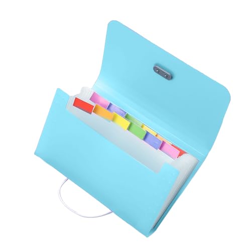 Akkordeondateiordner-Mehrfach-Tischet-Organizer, Quittungsspeicher | Flexible Designschale, tragbarer Buchstabenbinder, A6 -Papierkompatibilität für die Sortierung von Home -Schreibtisch, Klassenzimme von Generic