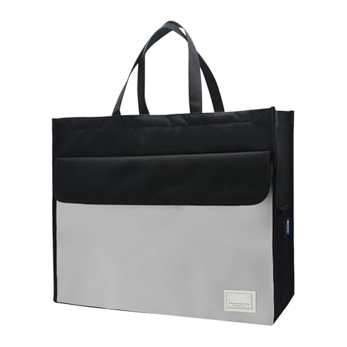 Aktenhandgriff: Organizer mit großer Kapazität, tragbarer Büroordner | Leichter Reißverschluss zum Verschließen, professionelle Reisedokumentenbox, Impe Schutzdateien Aktenhandgriff: Organizer mit großer Kapazität, tragbarer Büroordner | Leichter Reißverschluss zum Verschließen, professionelle Reisedokumentenbox, Impe Schutzdateien von Generic