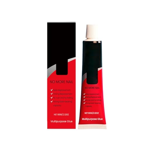 All-Purpose Glue – Sekundenkleber extra stark, Mehrzweck-Nagelkleber,Wasserfest, Nail-Free Glue Adhesive Sealant, Glass Glue – Universeller Nagelfreier Kleber – geeignet für Haken, Regale, Holzböden All-Purpose Glue – Sekundenkleber extra stark, Mehrzweck-Nagelkleber,Wasserfest, Nail-Free Glue Adhesive Sealant, Glass Glue – Universeller Nagelfreier Kleber – geeignet für Haken, Regale, Holzböden von Generic