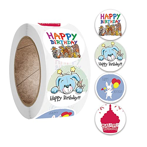 Alles Gute zum Geburtstag Stickers Etiketten Aufkleber, für Geschenk Party Umschlag Dekoration DIY-Geschenk von Generic