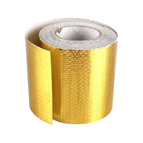 Aluminium-Klebeband – Hitzebeständiges reflektierendes Klebeband für Auto-Auspuffrohr | wasserdichtes Klebeband für HVAC-Folie, Wartungswerkzeug von Automobil Aluminium-Klebeband – Hitzebeständiges reflektierendes Klebeband für Auto-Auspuffrohr | wasserdichtes Klebeband für HVAC-Folie, Wartungswerkzeug von Automobil von Generic
