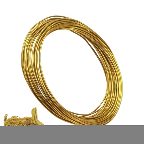 Aluminiumdraht Für Basteln,Biegsamer Schmuckdraht für Schmuckherstellung | Metall Zubehör Für Halsketten Perlen Armbänder Basteln Floristik Kunst Aluminiumdraht Für Basteln,Biegsamer Schmuckdraht für Schmuckherstellung | Metall Zubehör Für Halsketten Perlen Armbänder Basteln Floristik Kunst von Generic