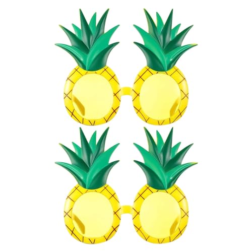 Ananas-Sonnenbrille – 2 Paar Ananas-Brillen, lustige Brillen, Ananas-Geschenke, hawaiianische tropische Sonnenbrille Ananas-Sonnenbrille – 2 Paar Ananas-Brillen, lustige Brillen, Ananas-Geschenke, hawaiianische tropische Sonnenbrille von Generic