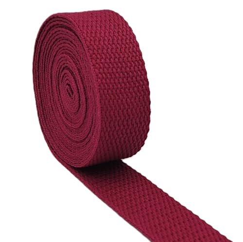 AnseTendance 10 Meter Baumwoll-Gurte 25 mm mm für Handtaschen Rucksack Henkel verstellbarer Schultergurt Nähen Kreationen Band Kreationen Rosa Himbeere AnseTendance 10 Meter Baumwoll-Gurte 25 mm mm für Handtaschen Rucksack Henkel verstellbarer Schultergurt Nähen Kreationen Band Kreationen Rosa Himbeere von Generic