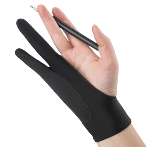 Anti-Toucher Künstlerhandschuhe – atmungsaktive Handschuhe für Grafikzeichnungen, Malen und Skizzen auf Tablets Anti-Toucher Künstlerhandschuhe – atmungsaktive Handschuhe für Grafikzeichnungen, Malen und Skizzen auf Tablets von Generic