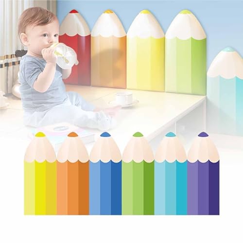 Antikollisions-Wandpolster für Kinder, gepolsterte Wandpaneele, für Kinderzimmer, Spielzimmer, Wohnzimmer, Schlafzimmer, Für Dekoration Und Renovierung,001 Antikollisions-Wandpolster für Kinder, gepolsterte Wandpaneele, für Kinderzimmer, Spielzimmer, Wohnzimmer, Schlafzimmer, Für Dekoration Und Renovierung,001 von Generic