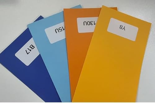 AnyDesign 40 Blatt 21,6 x 27,9 cm, Blau und Orange, dickes Papier, buntes Scrapbook-Papier für Hunde-Themen-Geburtstagsparty, 29,5 kg von Generic