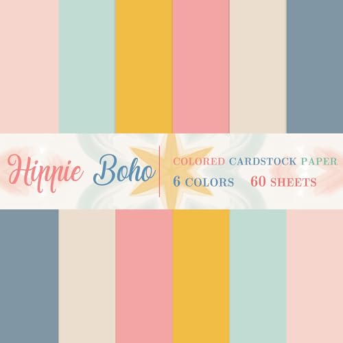 AnyDesign 60 Blatt 21,6 x 27,9 cm Hippie-Boho-Karte, dickes Papier, farbiges Scrapbook-Papier für Drucke, DIY, Kunst, Handwerk, Schule, Büro, Zuhause, 29,5 kg AnyDesign 60 Blatt 21,6 x 27,9 cm Hippie-Boho-Karte, dickes Papier, farbiges Scrapbook-Papier für Drucke, DIY, Kunst, Handwerk, Schule, Büro, Zuhause, 29,5 kg von Generic