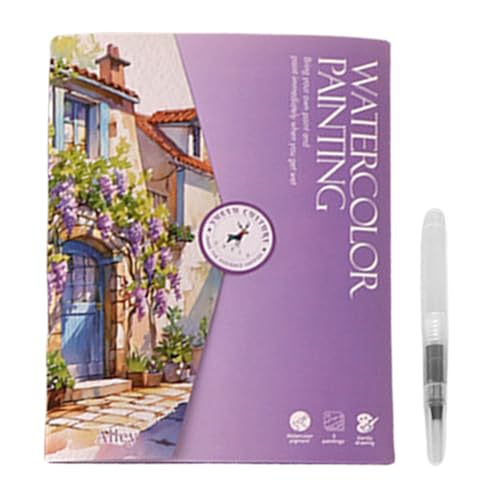 Aquarell-Arbeitsbuch für Erwachsene, Aquarell-Arbeitsbuch für Anfänger | Aquarell-Malbuch - Creative Water Color Book, inklusive Malen und Pinsel in 12 Farben Aquarell-Arbeitsbuch für Erwachsene, Aquarell-Arbeitsbuch für Anfänger | Aquarell-Malbuch - Creative Water Color Book, inklusive Malen und Pinsel in 12 Farben von Generic
