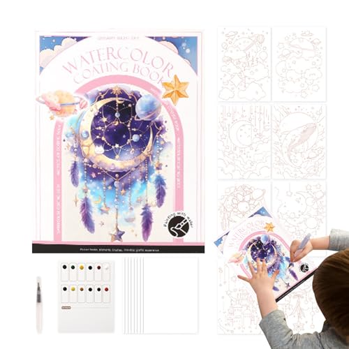 Aquarellheft – Dreifaches künstlerisches Reise-Set, multifunktionales Zeichen- und Malset für Erwachsene, Maler, Studenten, künstlerische und kreative Aktivitäten Aquarellheft – Dreifaches künstlerisches Reise-Set, multifunktionales Zeichen- und Malset für Erwachsene, Maler, Studenten, künstlerische und kreative Aktivitäten von Generic