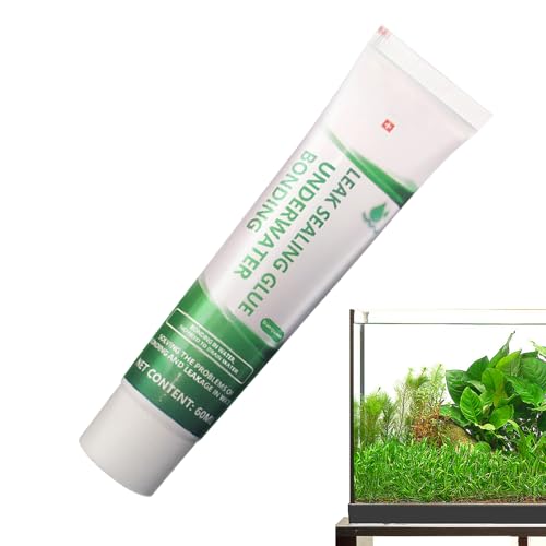 Aquarium PUTTY – wasserdichter Kleber für Aquarien, wasserdichte Dichtmasse für Aquarien, transparente Aquariumspachtelmasse | 60 ml Kleber für die Reparatur 'Aquarium' – sichere Spachtelmasse für Aquarium PUTTY – wasserdichter Kleber für Aquarien, wasserdichte Dichtmasse für Aquarien, transparente Aquariumspachtelmasse | 60 ml Kleber für die Reparatur 'Aquarium' – sichere Spachtelmasse für von Generic