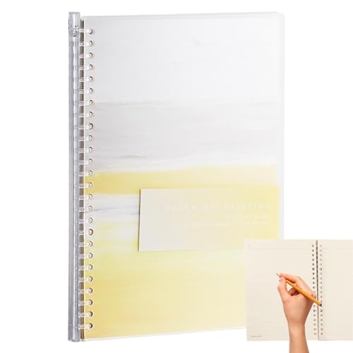 Arbeitsbuch, Themenheft | Abnehmbares Spiralnotizblock,Linierte und linierte Notizbücher, Reisenotizbücher aus dickem Papier für Arbeit, Meeting, Schule Arbeitsbuch, Themenheft | Abnehmbares Spiralnotizblock,Linierte und linierte Notizbücher, Reisenotizbücher aus dickem Papier für Arbeit, Meeting, Schule von Generic