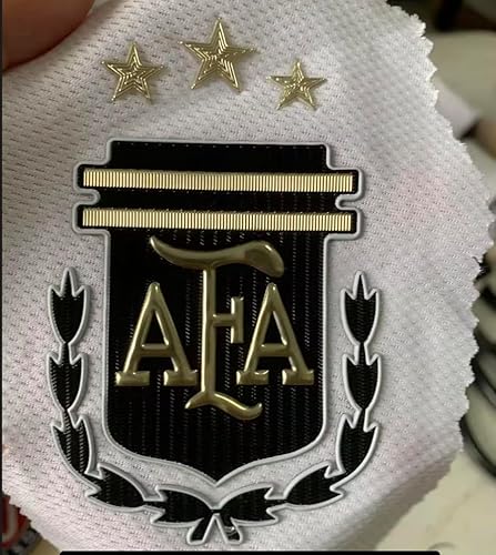 Argentinische Nationalmannschaft Fußball Wappen Patch zum Aufbügeln für Herren Jersey T-Shirts schwarz Argentinische Nationalmannschaft Fußball Wappen Patch zum Aufbügeln für Herren Jersey T-Shirts schwarz von Generic